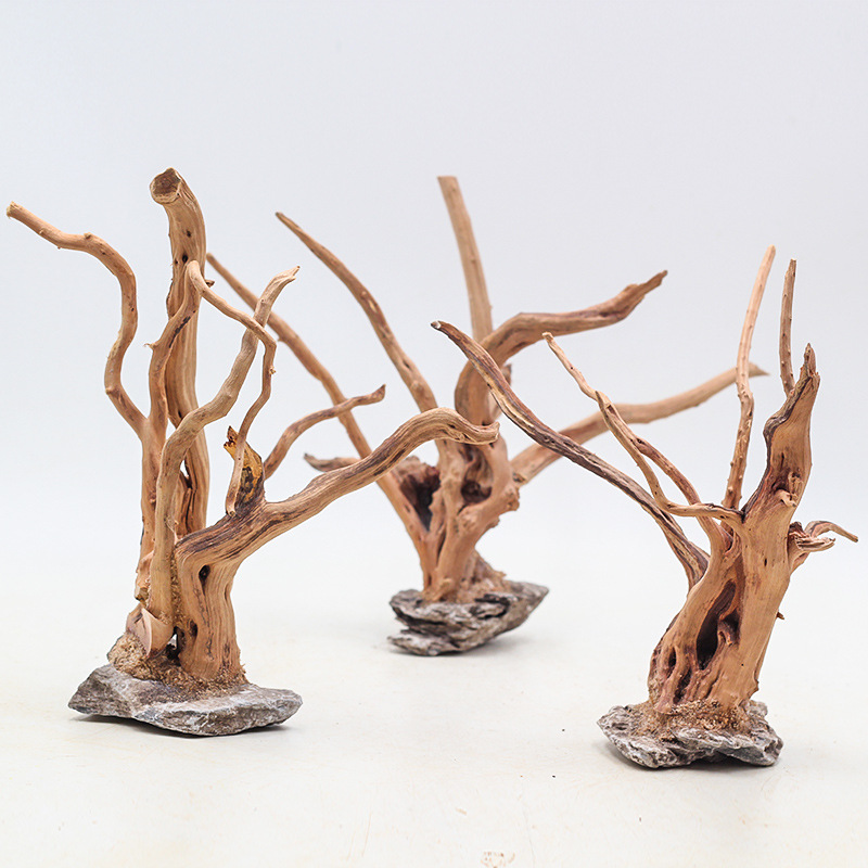 Aquarium Planted Wood - 1PC Aquarium Landscaping Wood Ornaments Tree