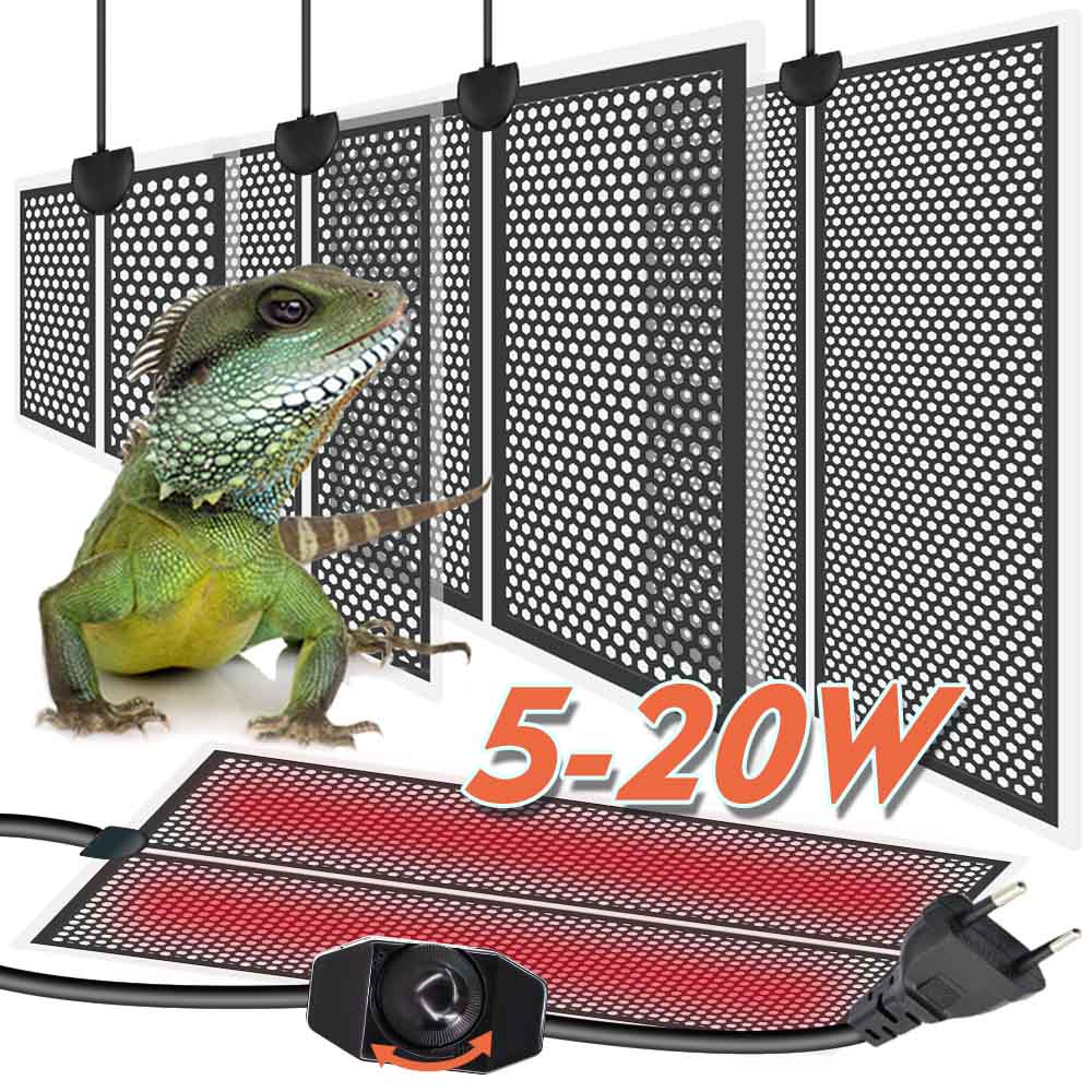 Planted Aquarium Heater - 5/7/14/20W Reptile Heat Mat Plants Heating