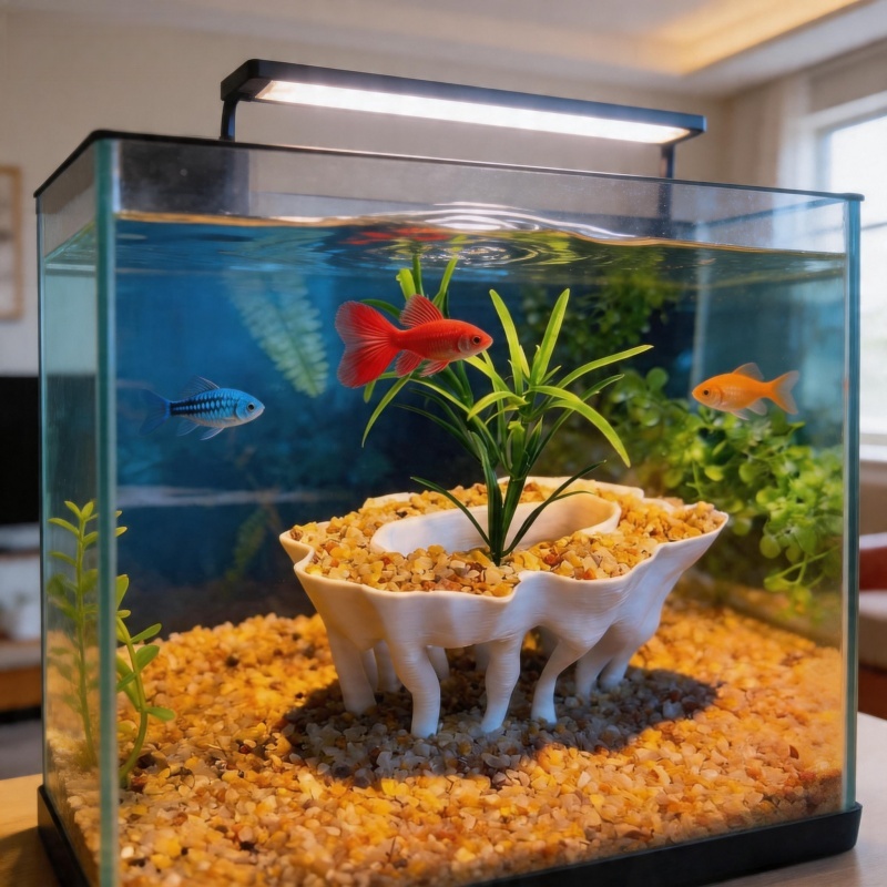 Aquarium Planted Wood - 3D printed aquarium plants in the