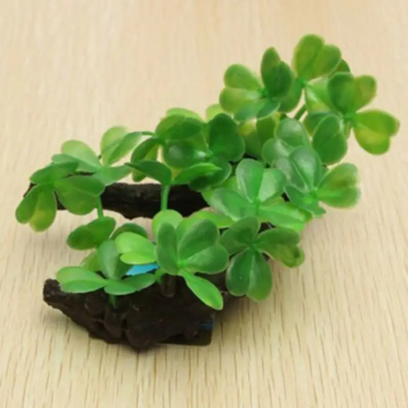 Plastic Artificial Turtle Tree - Aquarium Planted Wood 评论和价格
