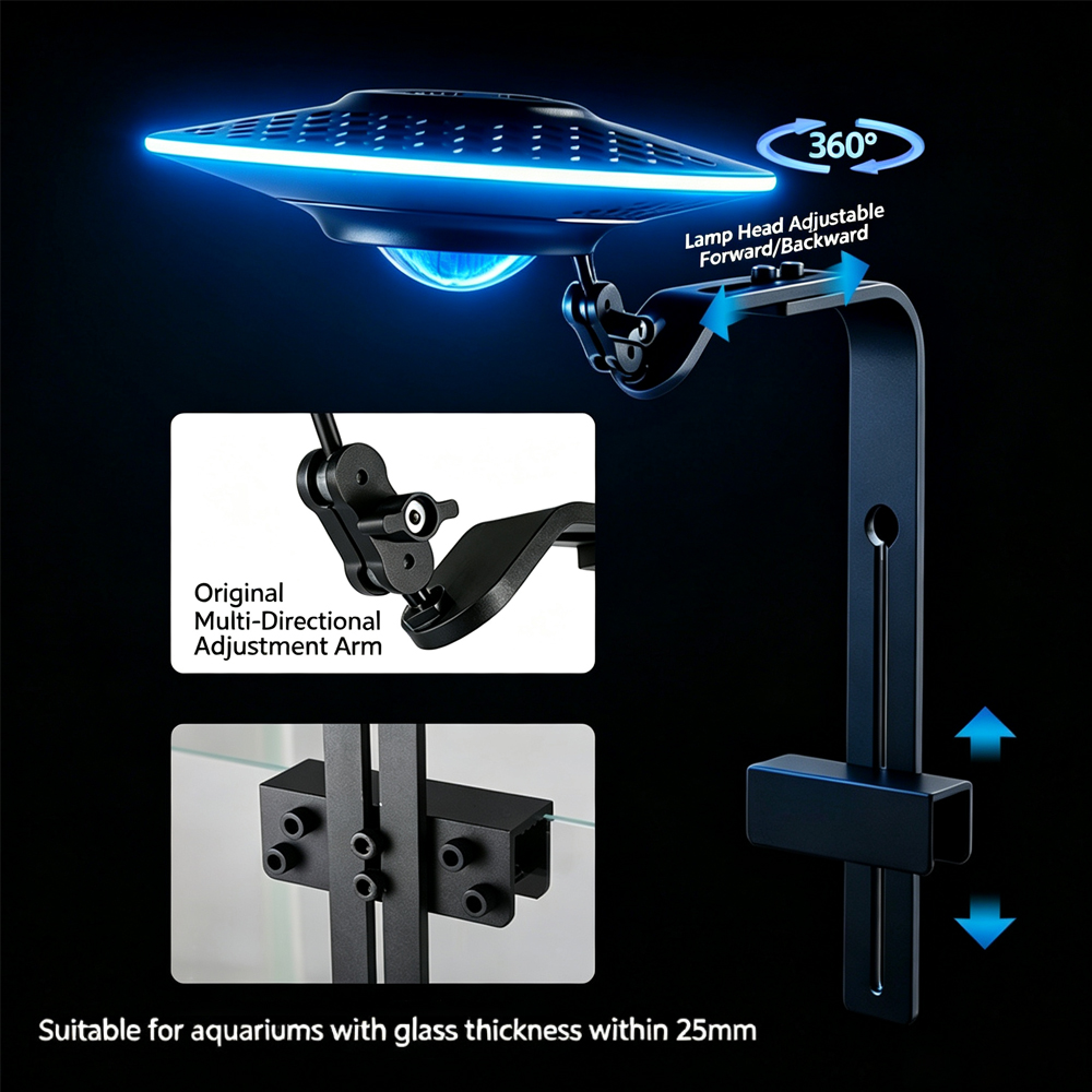 New UFO LED Fish Aquarium Ligh - Aquarium Planted Tank Light 评论和价格