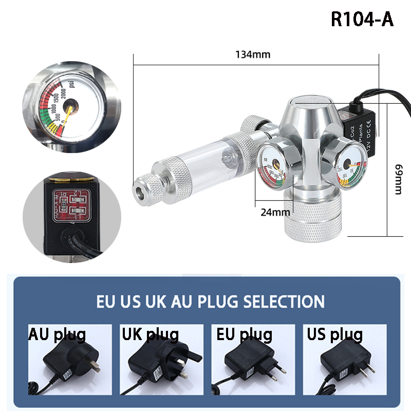New DIY Aquarium CO2 Regulator - Planted Aquarium Co2 评论和价格