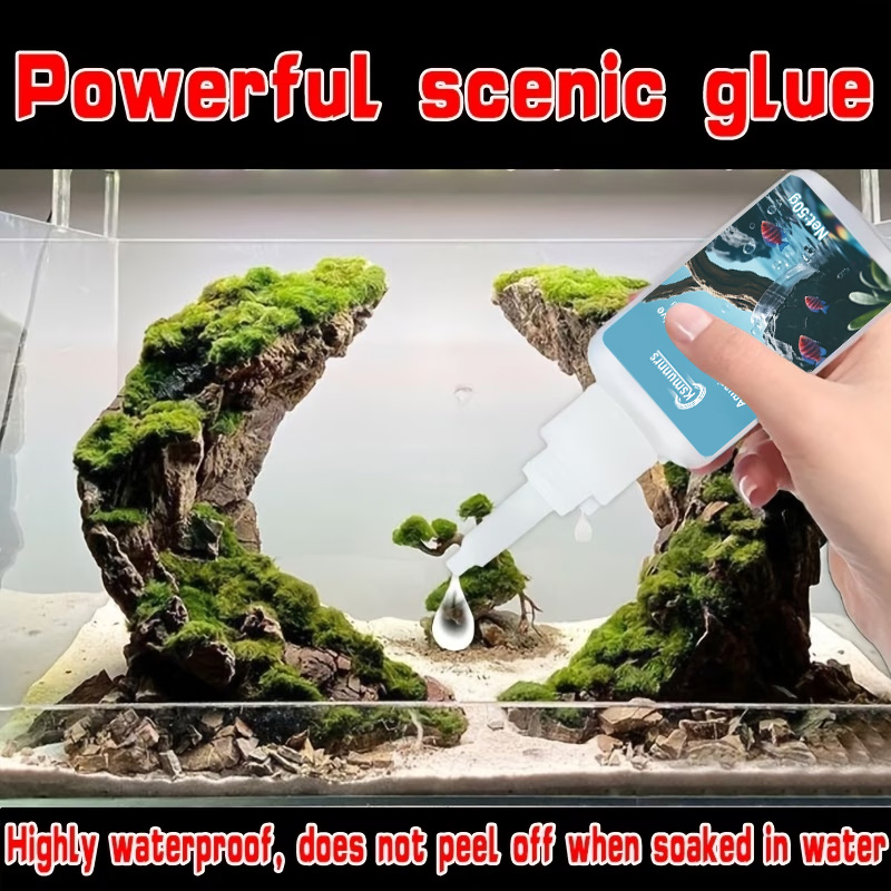 Aquarium Landscape Glue, Quick - Aquarium Planted Wood 评论和价格