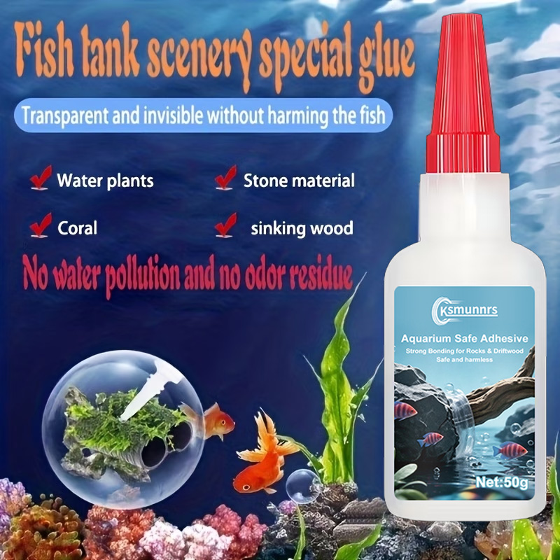 Aquarium Landscape Glue, Quick - Aquarium Planted Wood 评论和价格