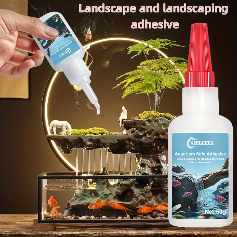 Aquarium Landscape Glue, Quick - Aquarium Planted Wood 评论和价格