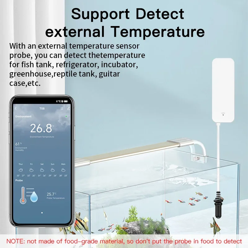 Tuya WiFi Temperature Humidity - Aquarium Plant Original 评论和价格