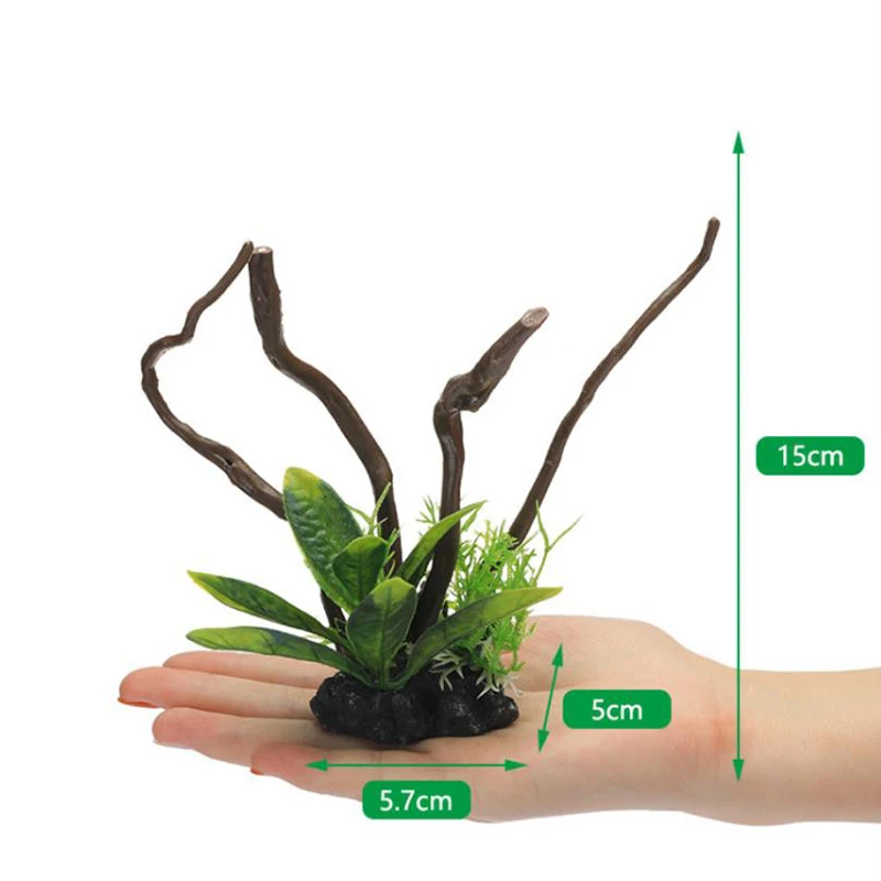 Simulated Fish Aquarium Decora - Aquarium Planted Wood 评论和价格