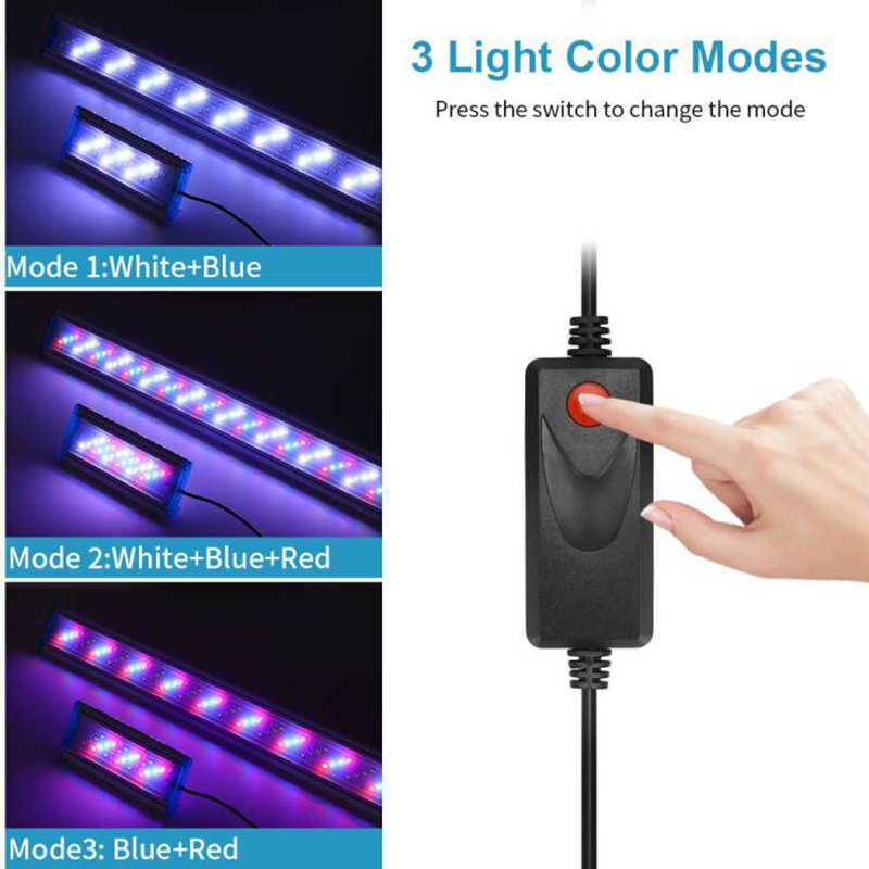 Fish Tank Light 18cm 28cm 38cm - Aquarium Plant Grow Light 评论和价格