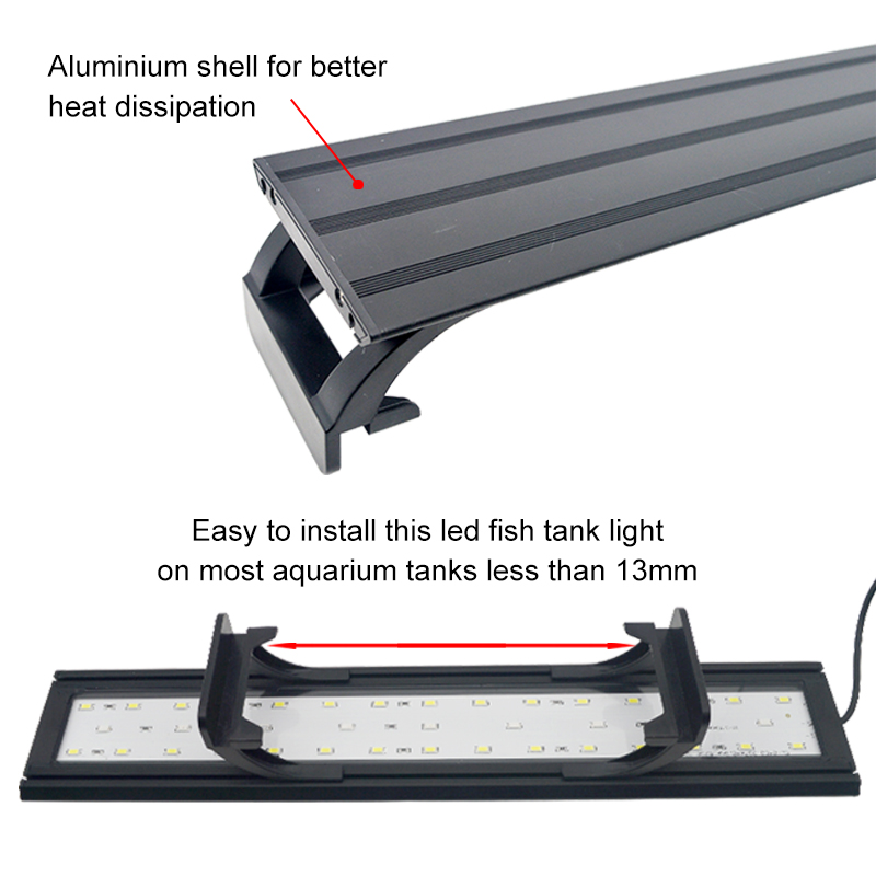 Aquarium LED Light for 16-64CM - Aquarium Planted Tank Light 评论和价格
