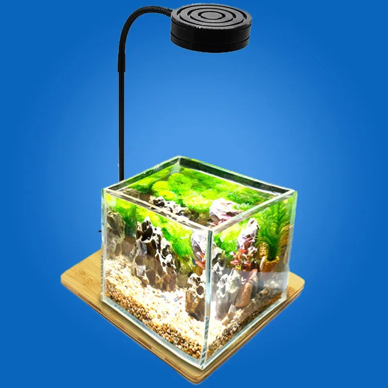 Mini LED Aquarium Light With B - Planted Aquarium Freshwater 评论和价格