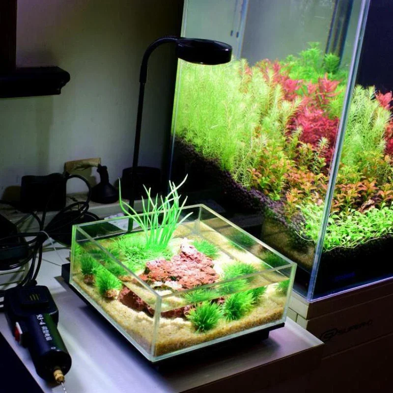 Mini LED Aquarium Light With B - Planted Aquarium Freshwater 评论和价格