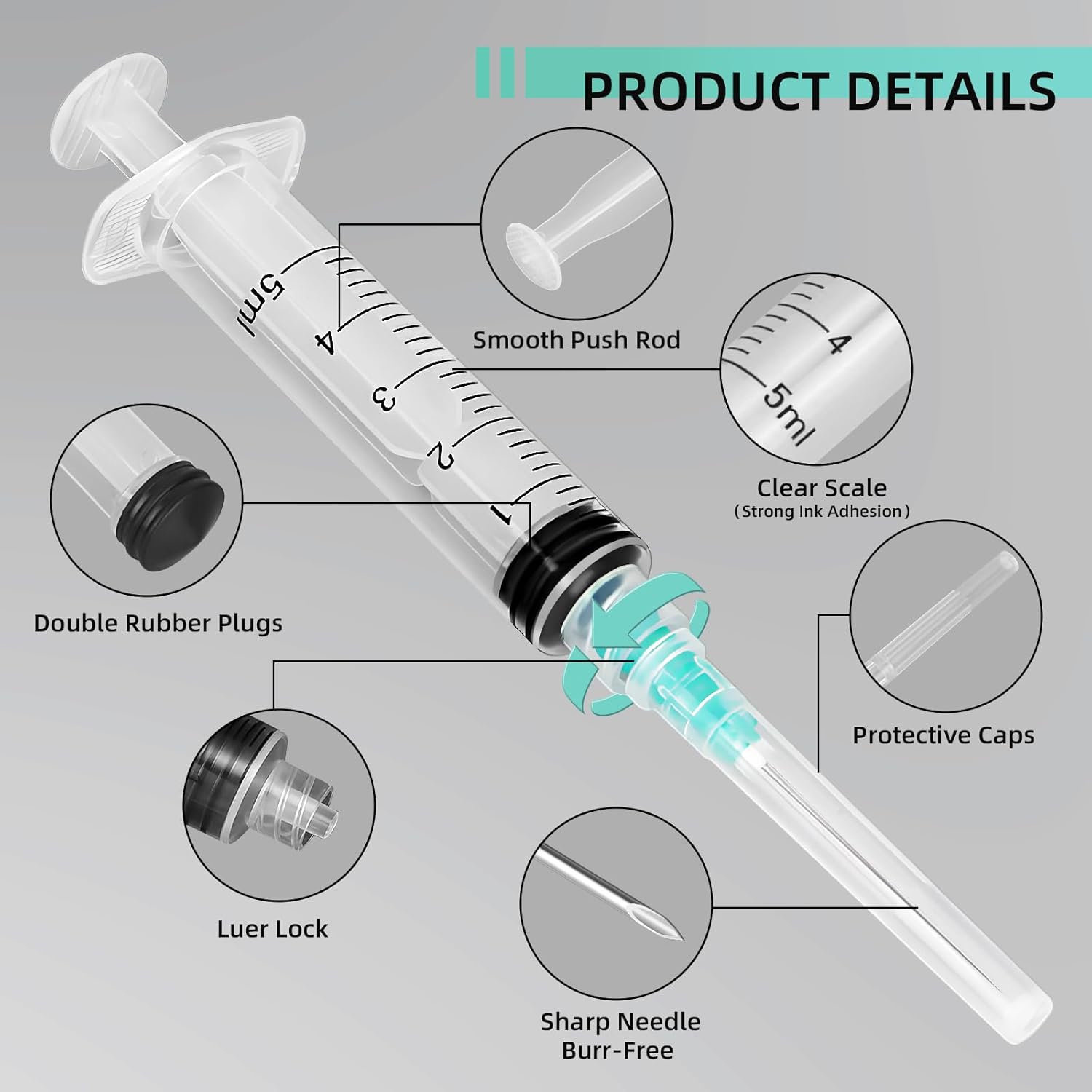 5ml Luer Lock Syringe, Suitabl - Aquarium Plant Original 评论和价格