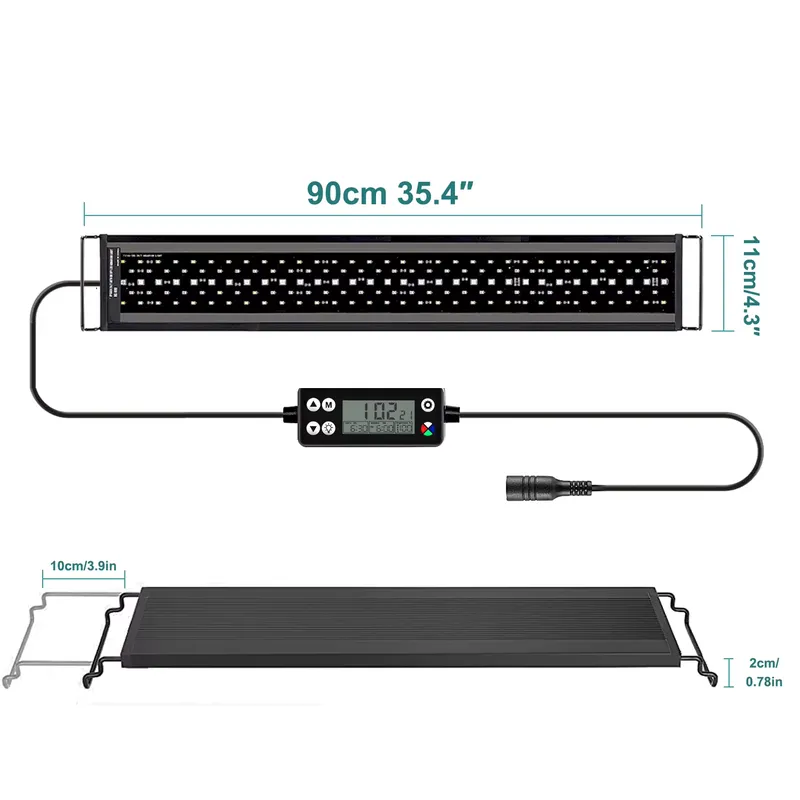 SIROKA SRK-YFT 90 cm Full Spec - Aquarium Planted Tank Light 评论和价格