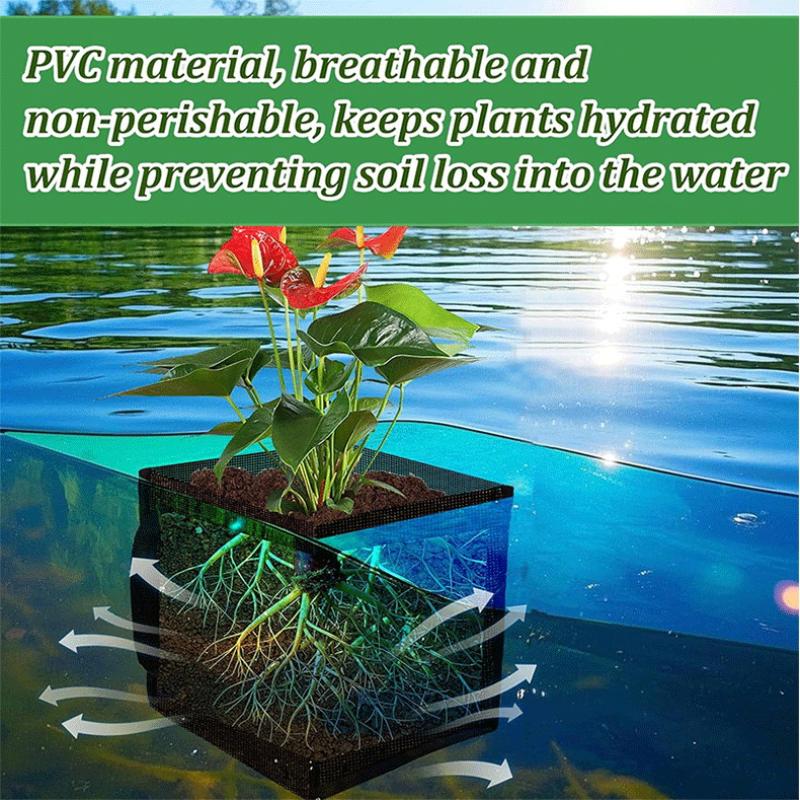 4 Pcs Black Mesh Pond Planting - Aquarium Plant Original 评论和价格