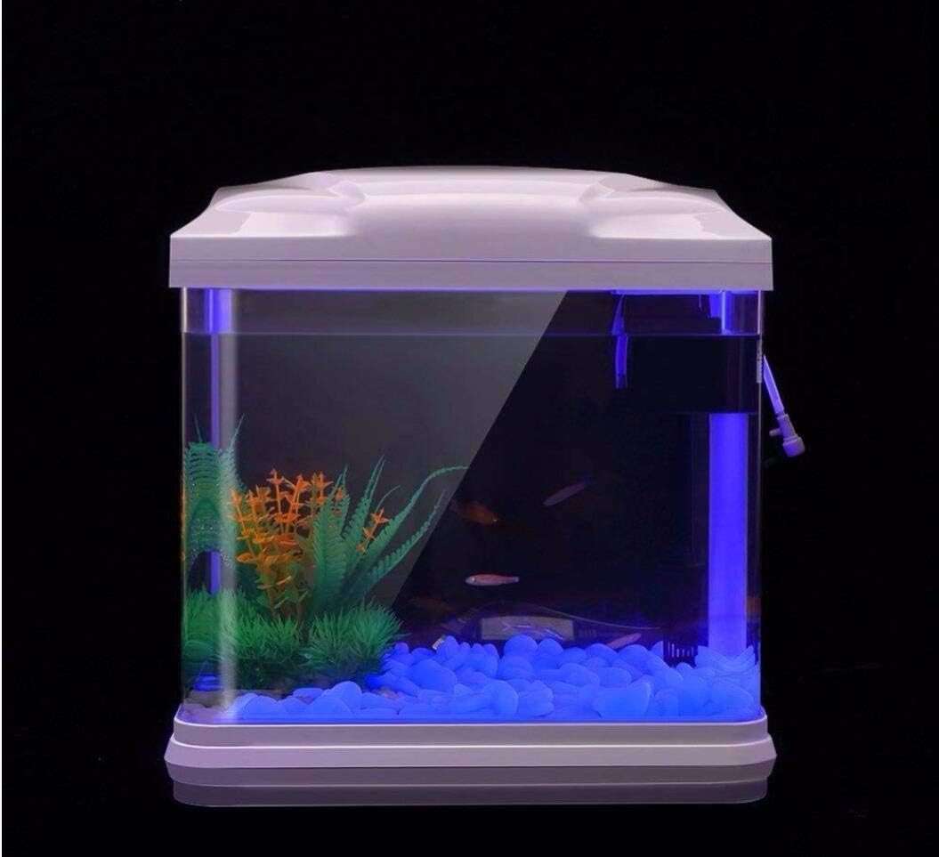 Fish Tank Rocks Glow Blue Pebb - Aquarium Plant Original 评论和价格