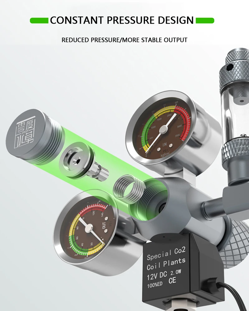 ZRDR Aquarium CO2 Regulator El - Planted Aquarium Co2 评论和价格