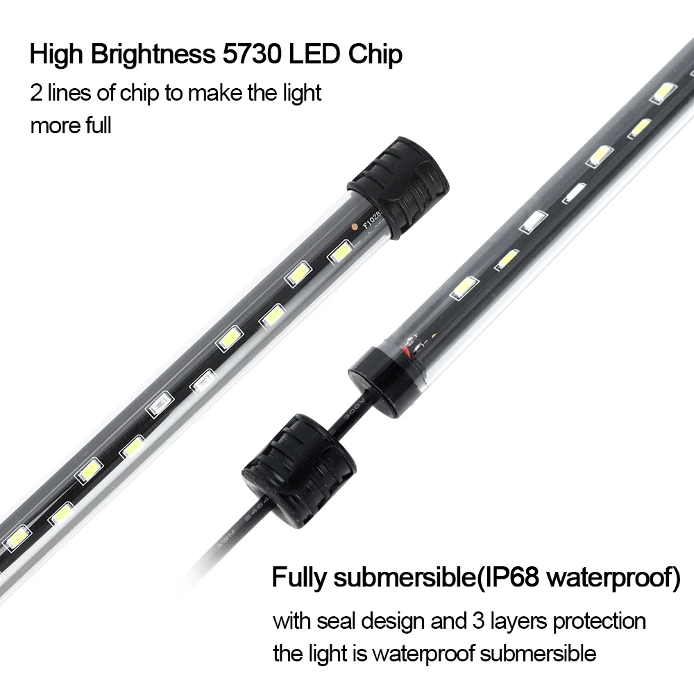 58CM  Aquarium Light LED Plant - Aquarium Planted Tank Light 评论和价格