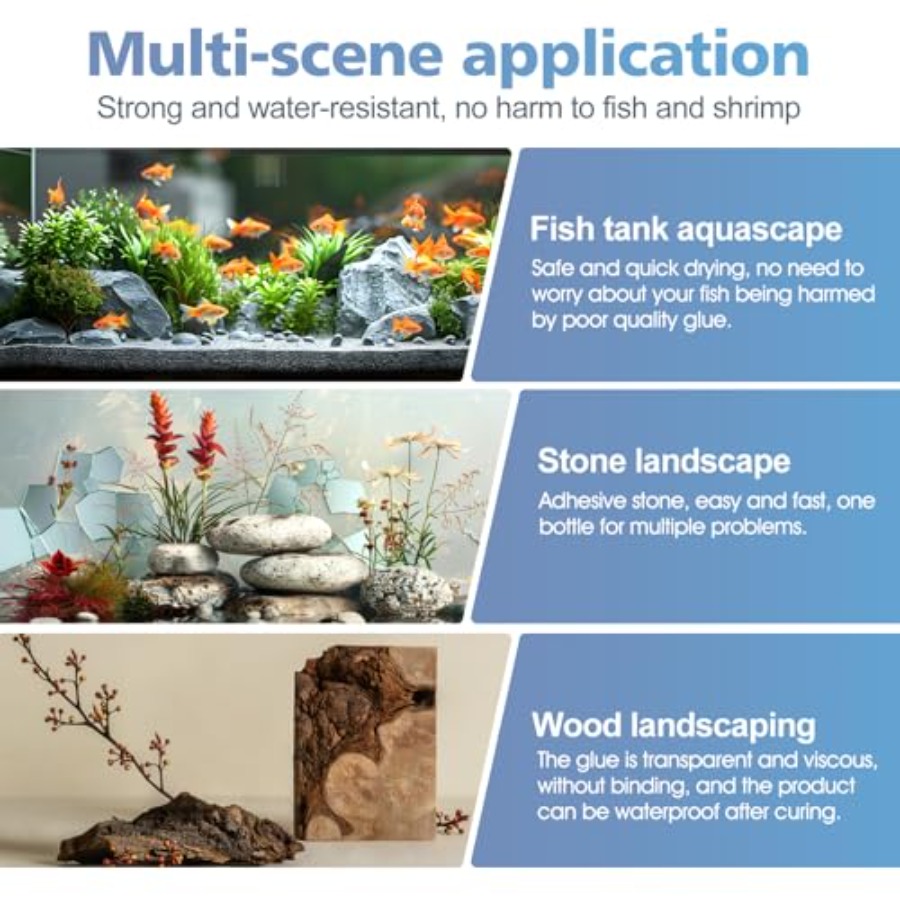 Aquarium Glue, Super Reef Glue - Aquarium Planted Wood 评论和价格
