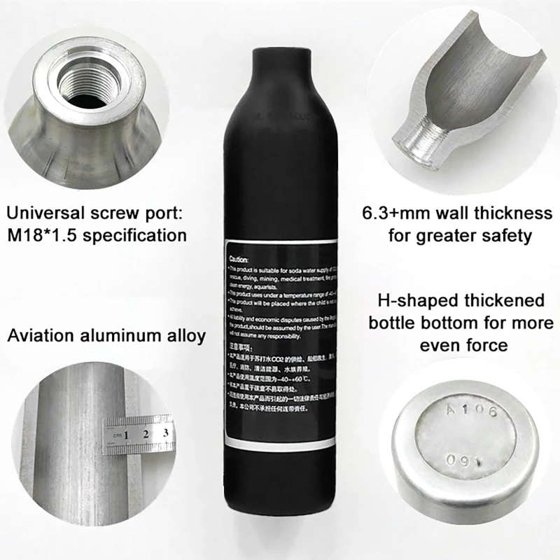 High Pressure Bottle Thread M1 - Planted Aquarium Co2 评论和价格